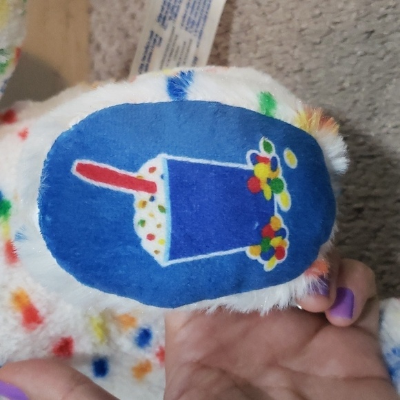 HTF NWT build a bear DQ blizzard confetti BEAR - Picture 5 of 8